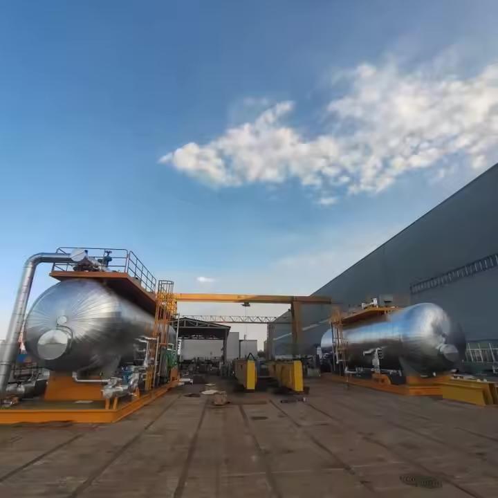 High efficiency and long life offshore crude oil electric dehydration equipment Oil water separator